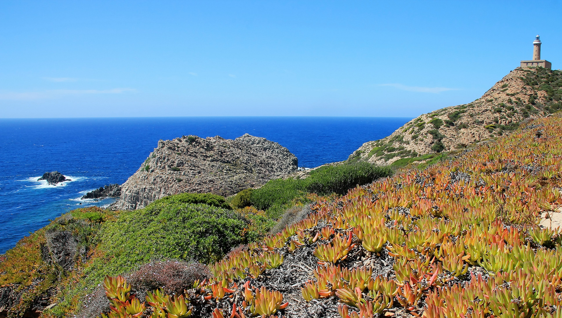 Die Insel San Pietro bei Sardinien