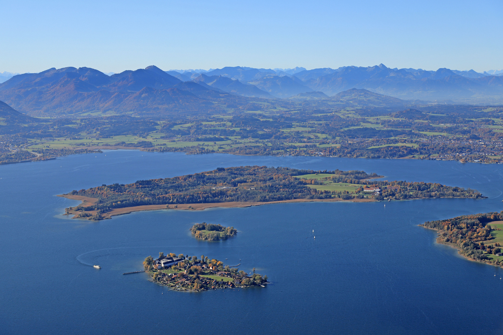 Die Inseln im Chiemsee