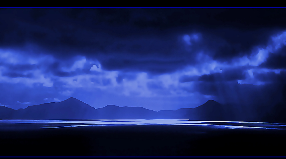 Die Inselsilhouette der Elaphiten.....