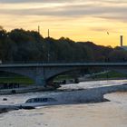 Die Isar an der Reichenbachbrücke