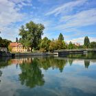 Die Isar in Landshut