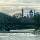 Die Isar in München.