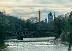 Die Isar in München.