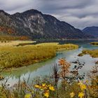 Die Isar spendet Wasser für den Sylvenstein-Stausee.