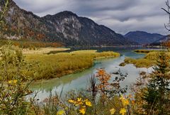 Die Isar spendet Wasser für den Sylvenstein-Stausee.