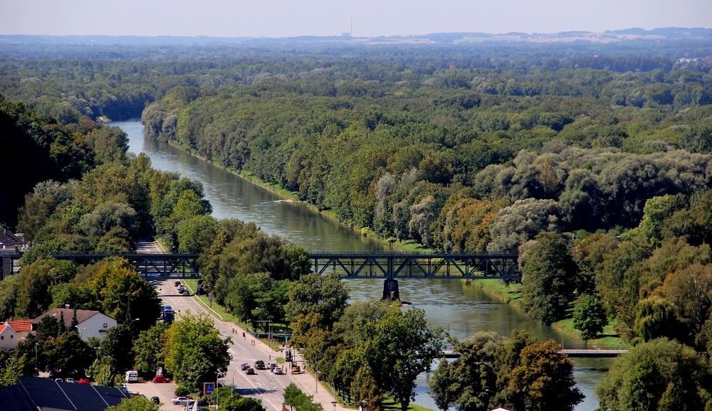 Die Isar vor Landshut