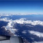 Die italienischen Alpen von oben