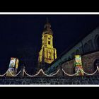 Die Jakobskirche bei Nacht