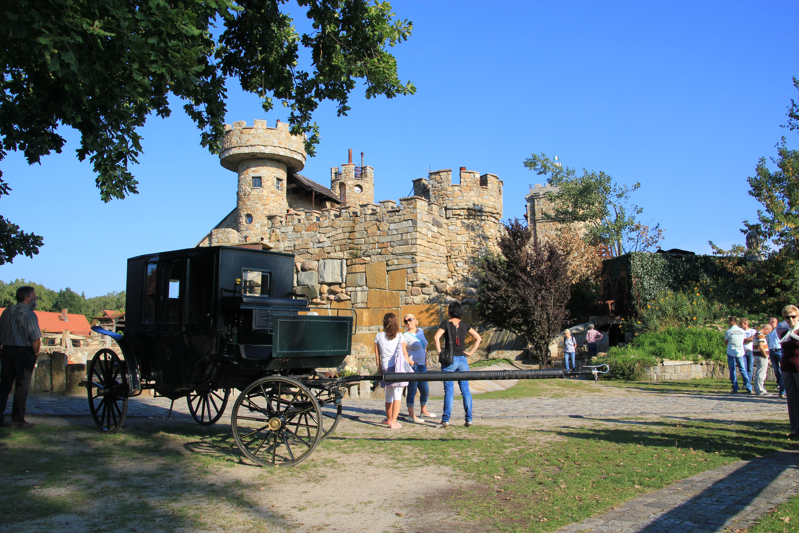 Die Jakubzburg in Mortka, Kreis Bautzen 1