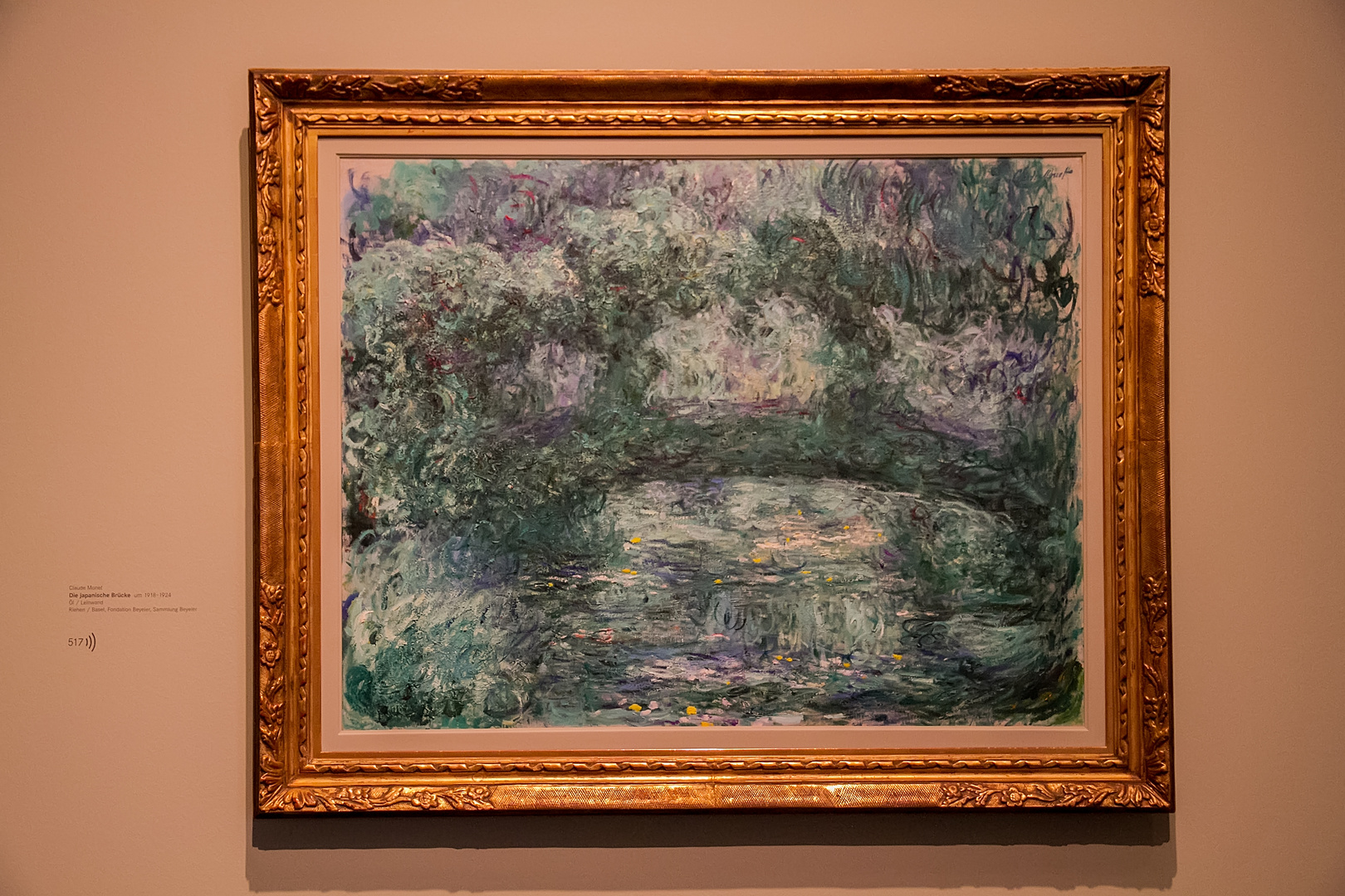 "Die japanische Brücke" von Claude Monet