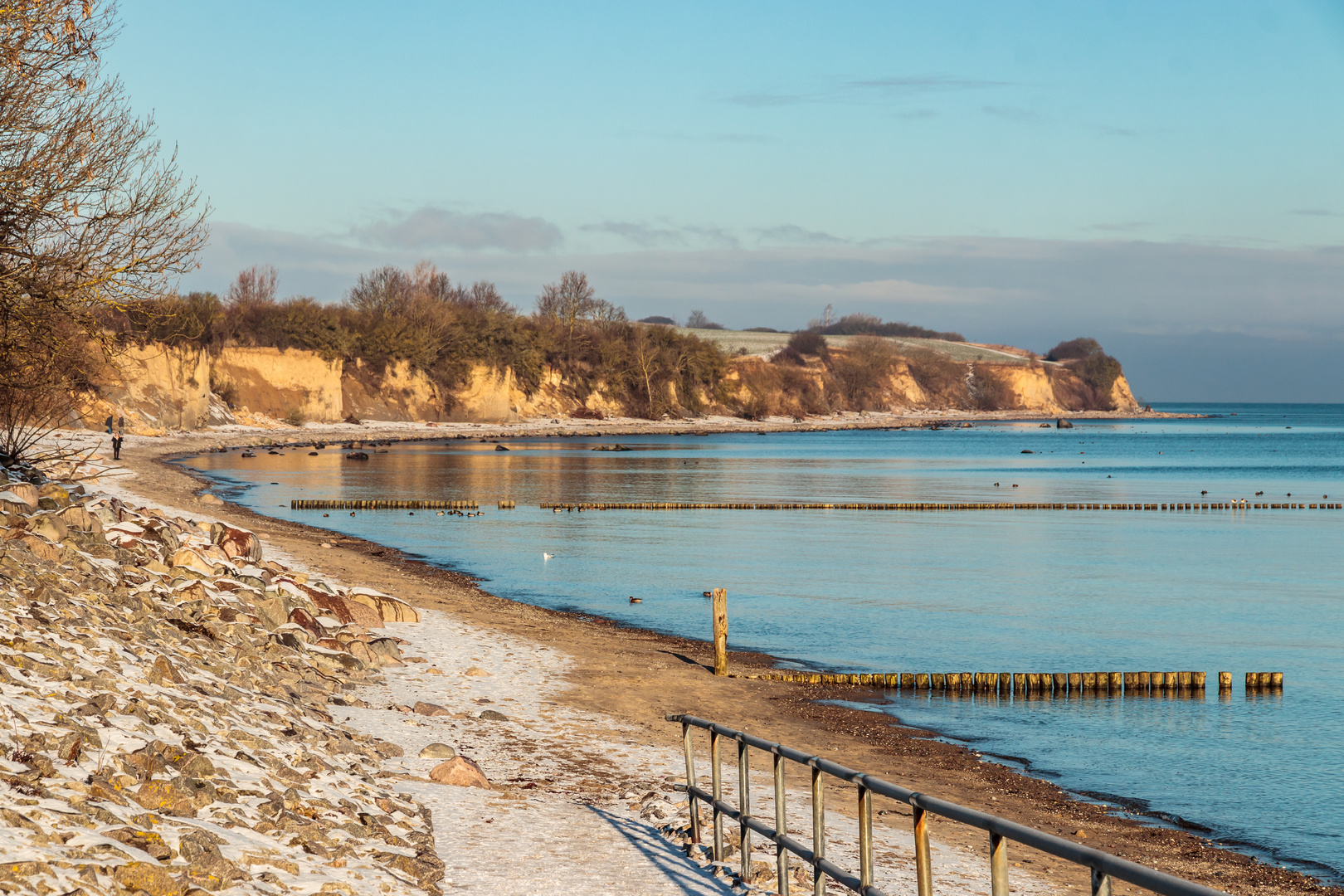 Die jetzt ruhige Ostsee -"Montag ist blauer Montag"