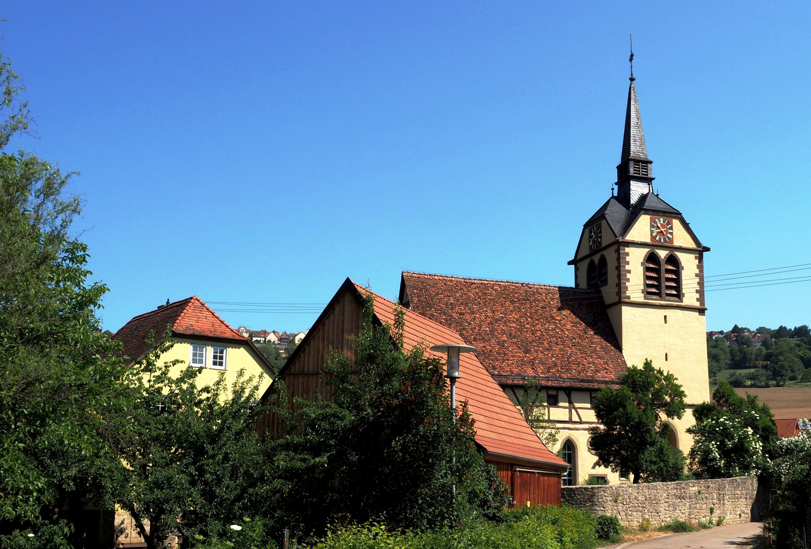 Die Johannes Kirche in Bächlingen