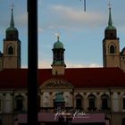 Die Johanniskirche zu Magdeburg-verspiegelt