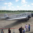 Die JU-52 auf dem Mönchengladbacher Flugplatz