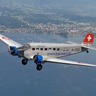 Die JU-52 über Rapperswil SG...