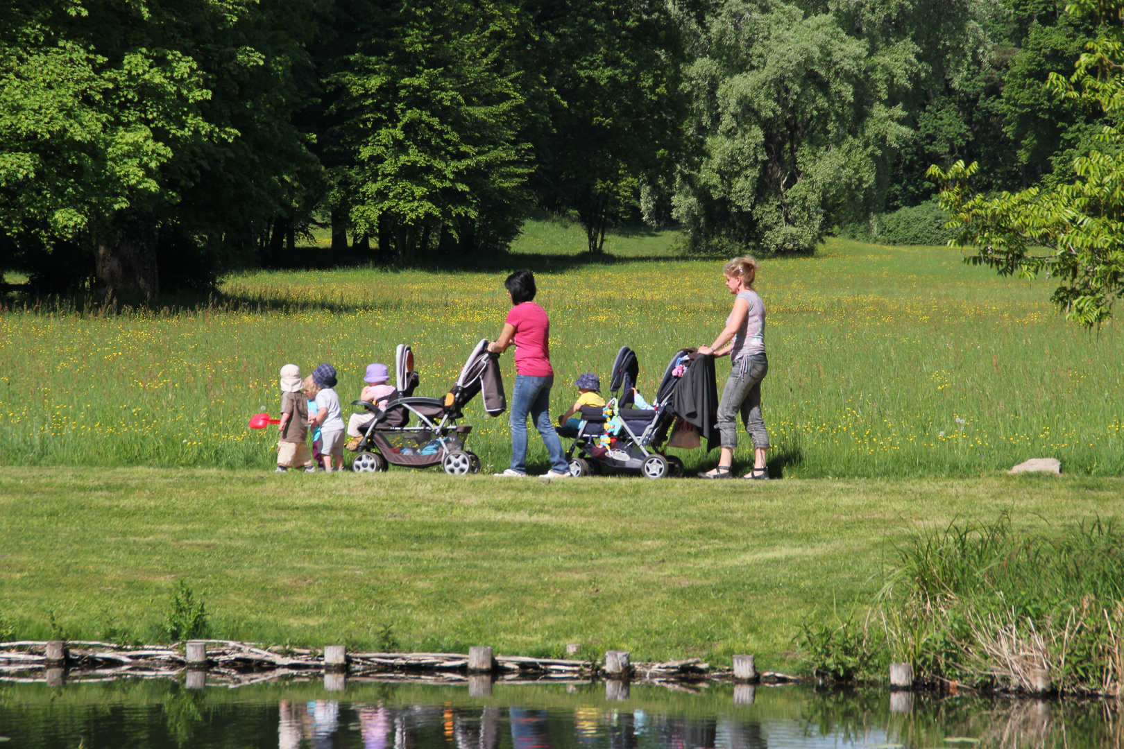 Die jüngsten Parkbesucher