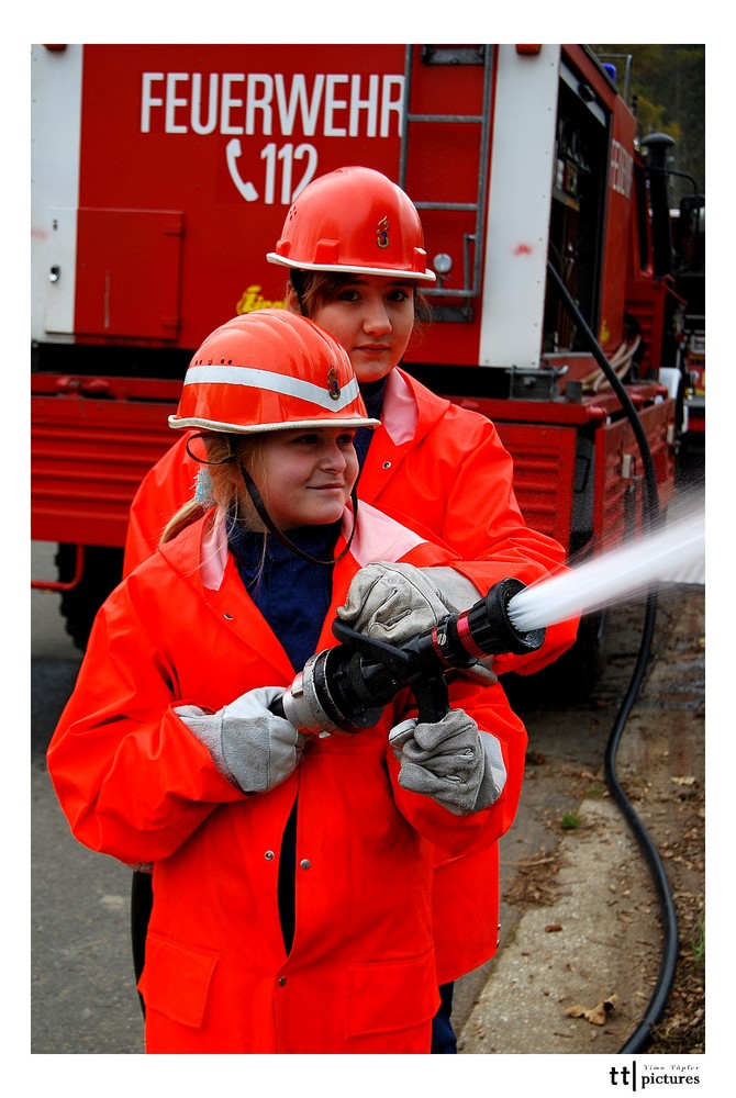 Die Jugendfeuerwehr...