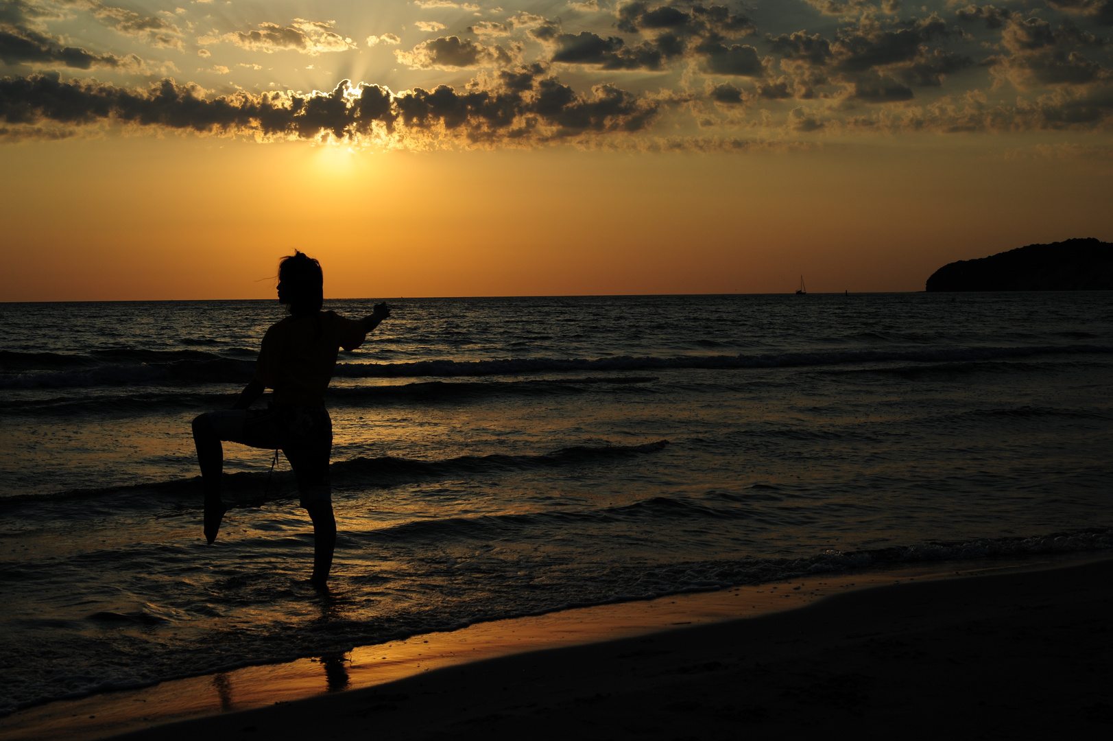 Die junge Frau und das Meer