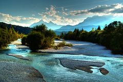 Die junge Isar bei Wallgau