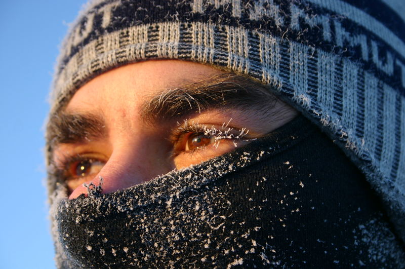 die kälte in den augen