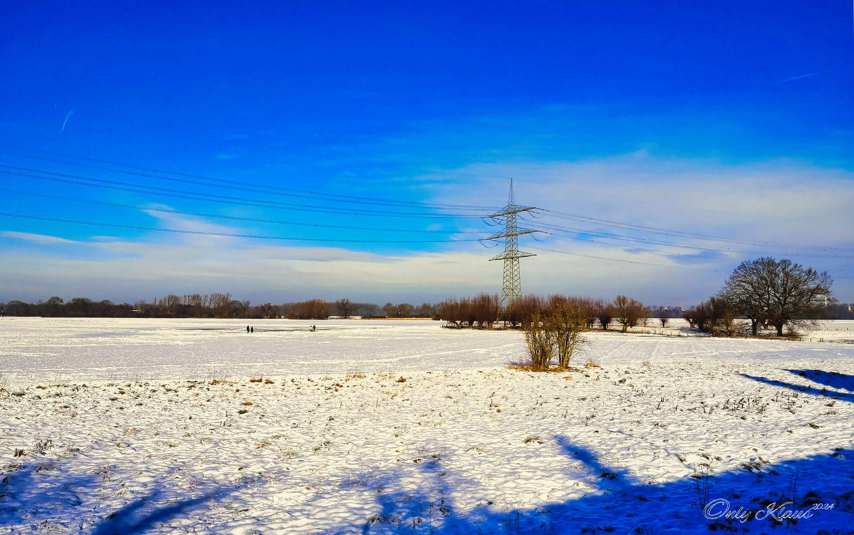 Die Kämpen im Schnee