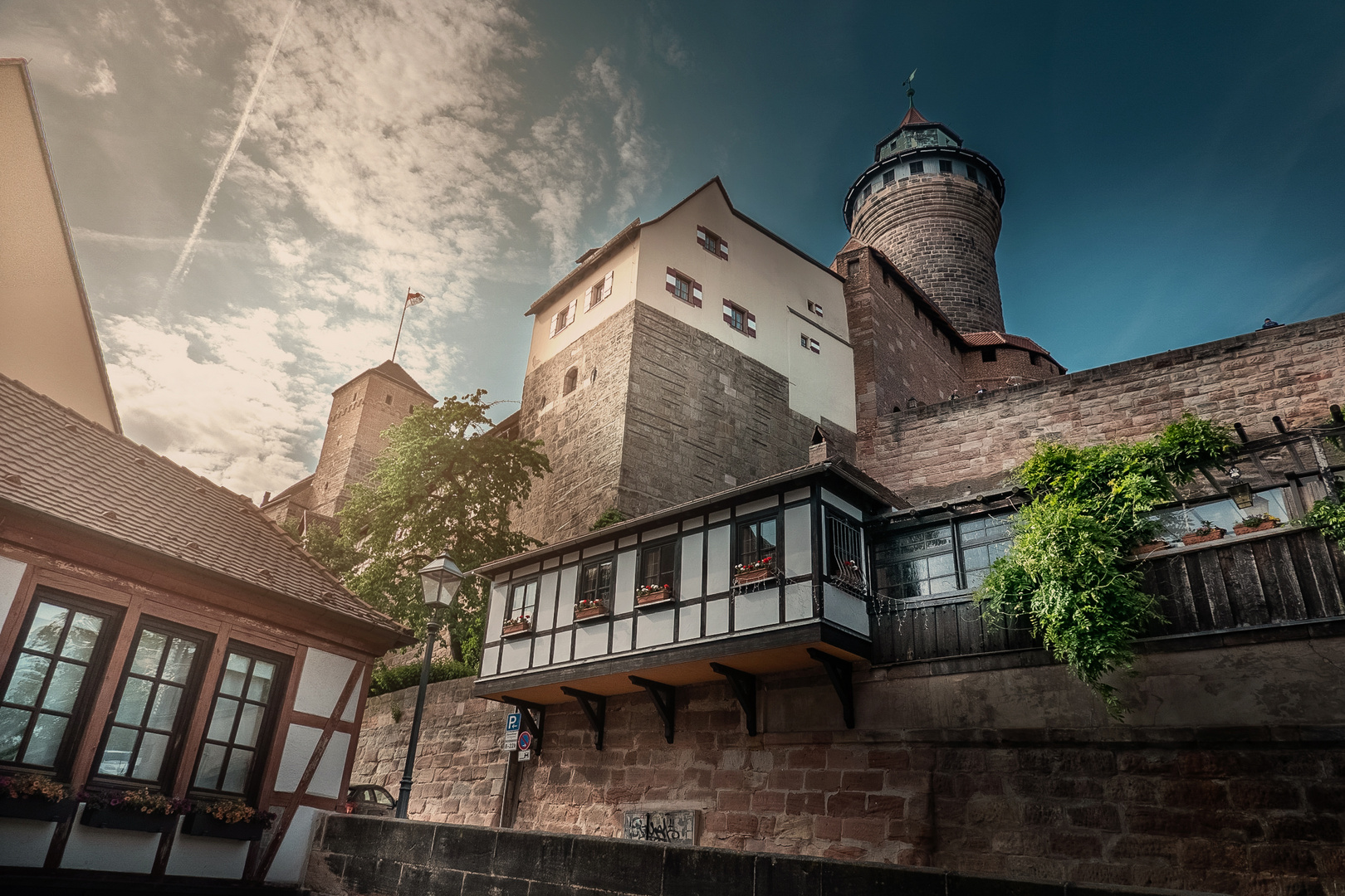 Die Kaiserburg in Nürnberg