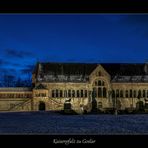 " die Kaiserpfalz zu Goslar bei Nacht ... "