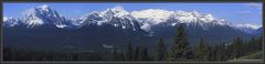 Die Kanadischen Rockies bei Lake Louise