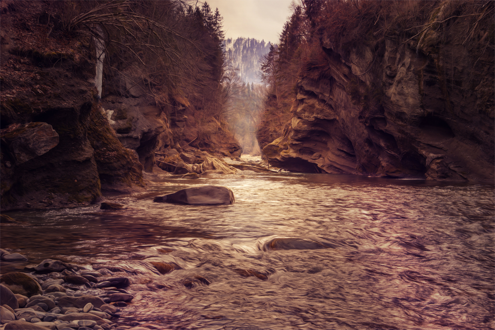 Die Kander im Berner Oberland