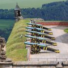 Die Kanonen der Festung Königstein