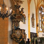 Die Kanzel in der Pfarrkirche in Maria Wörth