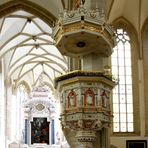 Die Kanzel von St Marien ,Torgau
