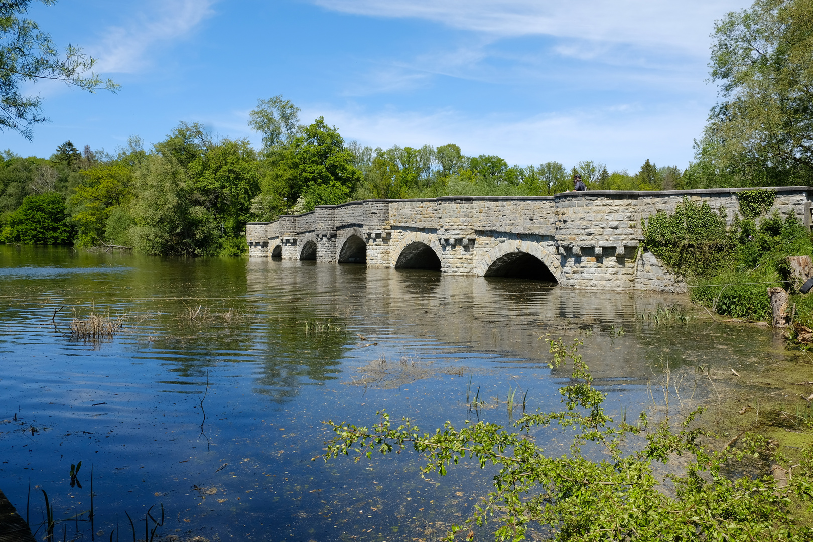 Die Kanzelbrücke am Möhnesee