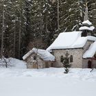 Die Kapelle am Pragser Wildsee