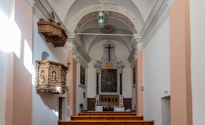 Die Kapelle im Alten Kloster von Poschiavo