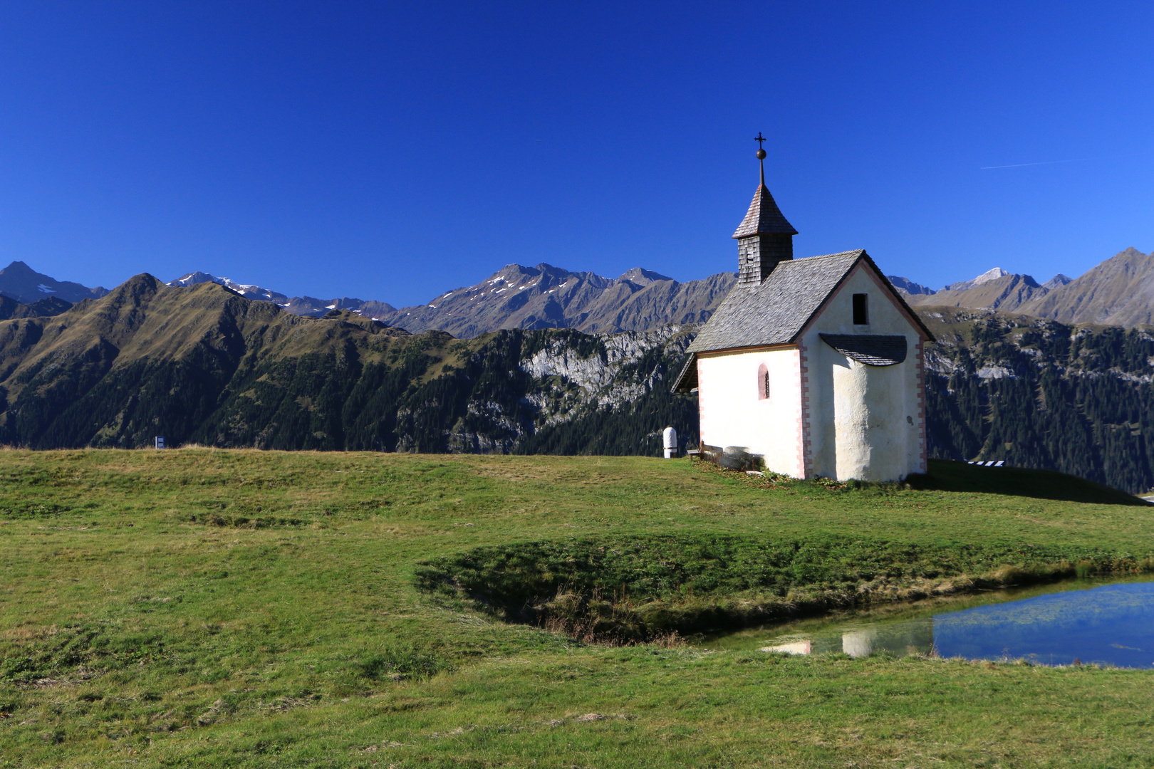 Die Kapelle "Maria Heimsuchung" am Jaufenpass