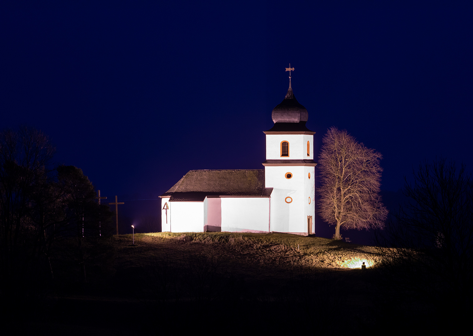 ... die Kapelle Santa Clara zu Heinersgrün ...