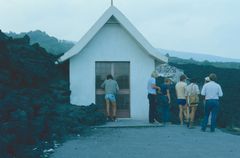 Die Kapelle von Fornazzo - Ätna-Lavastrom von 1971