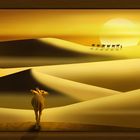 Die Karawane in der Wüste