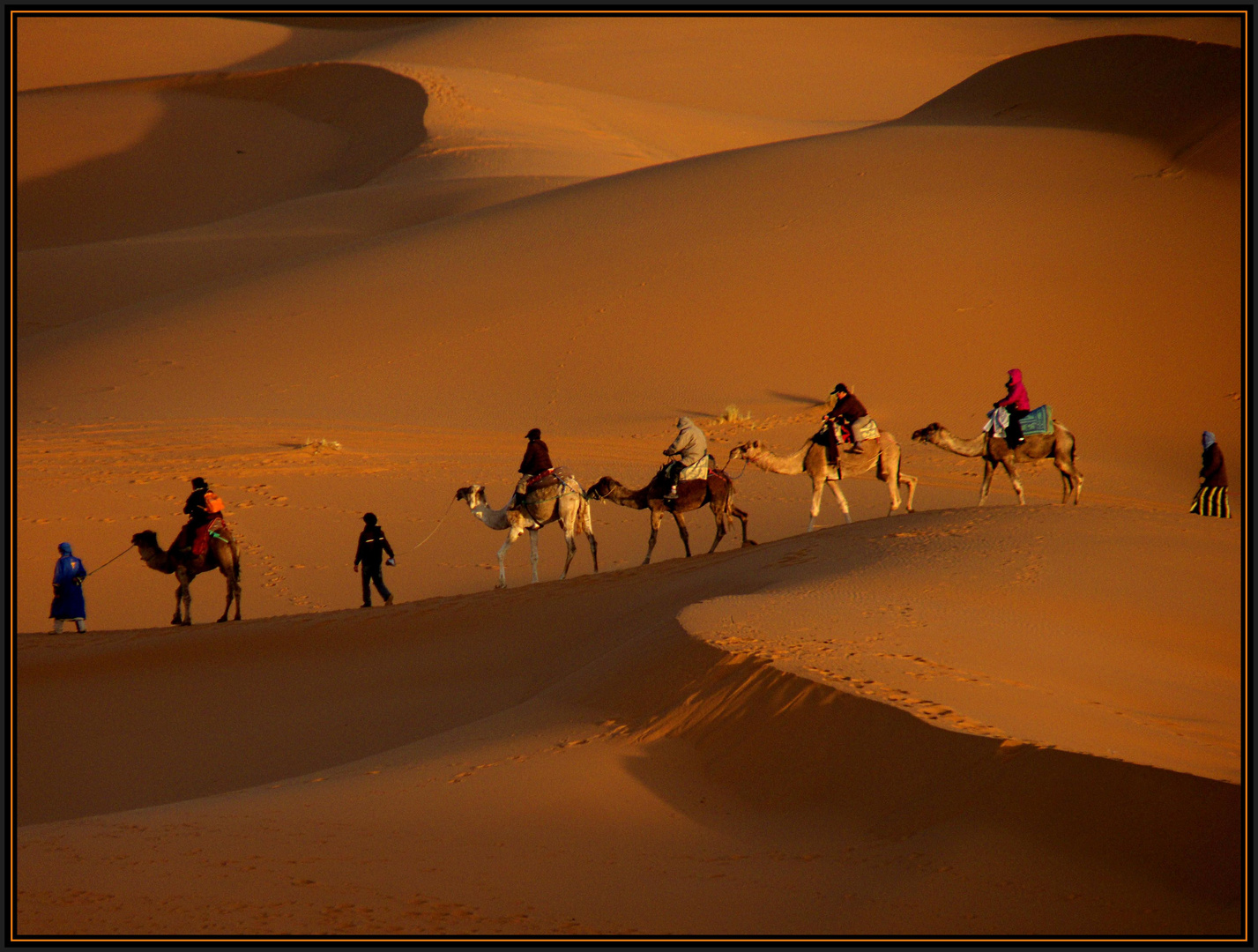 die Karawane zieht Foto & Bild africa, morocco, north africa