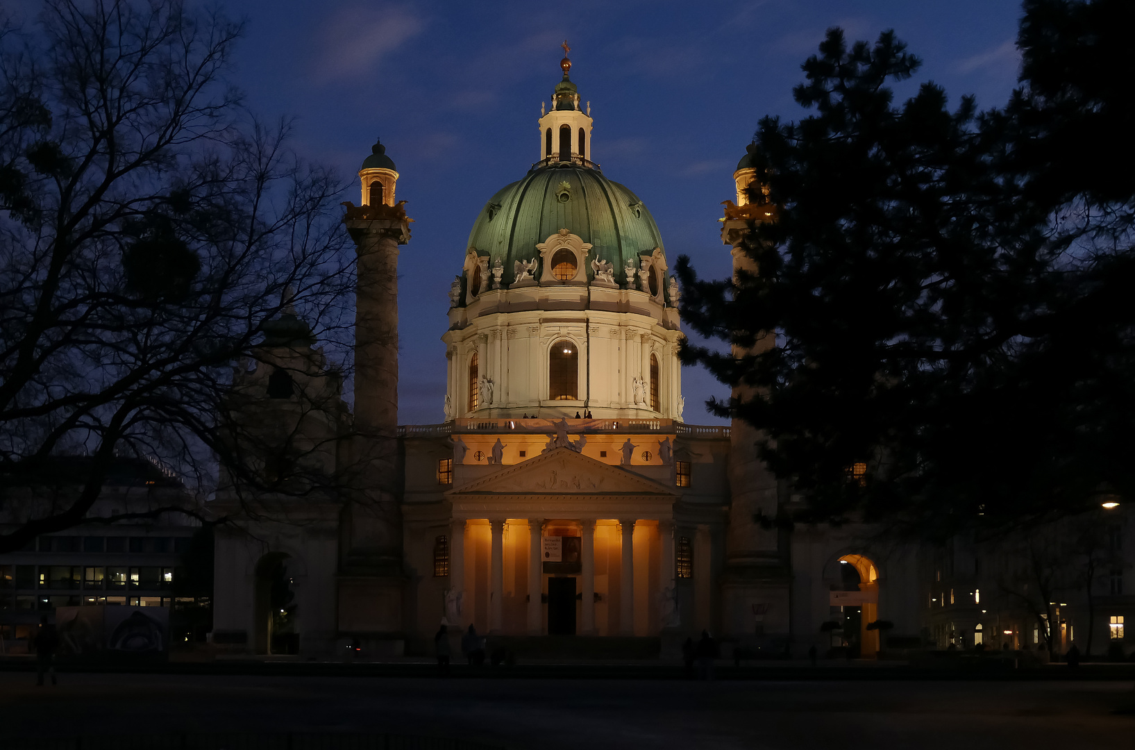 Die Karlskirche in Wien