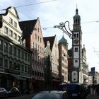 Die Karolinenstraße in Augsburg