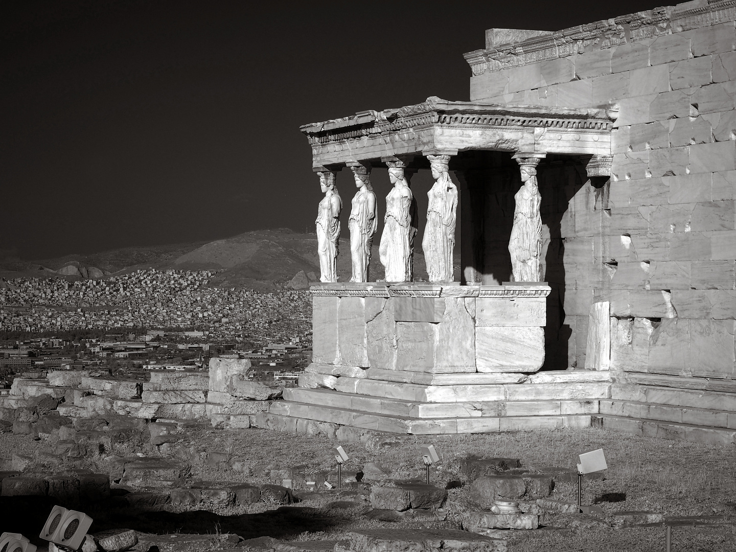 Die Karyatiden des Erechtheion