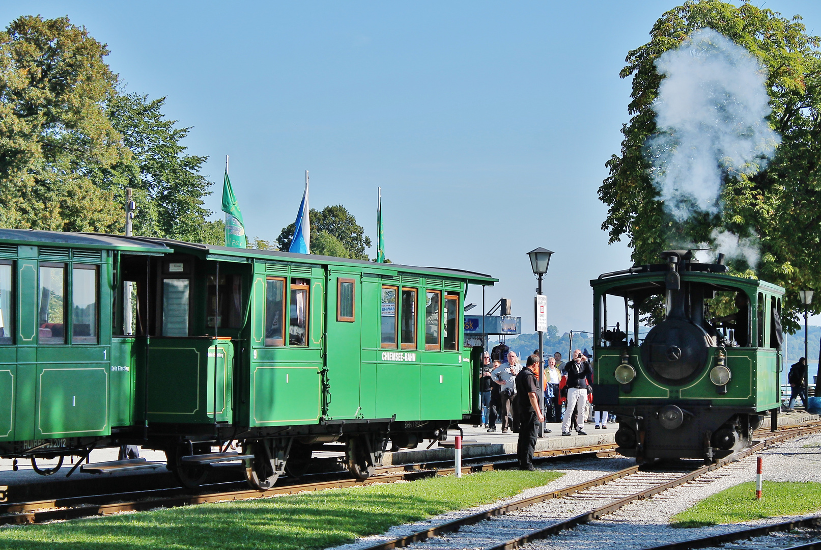 Die Kastenlok der Chiemseebahn