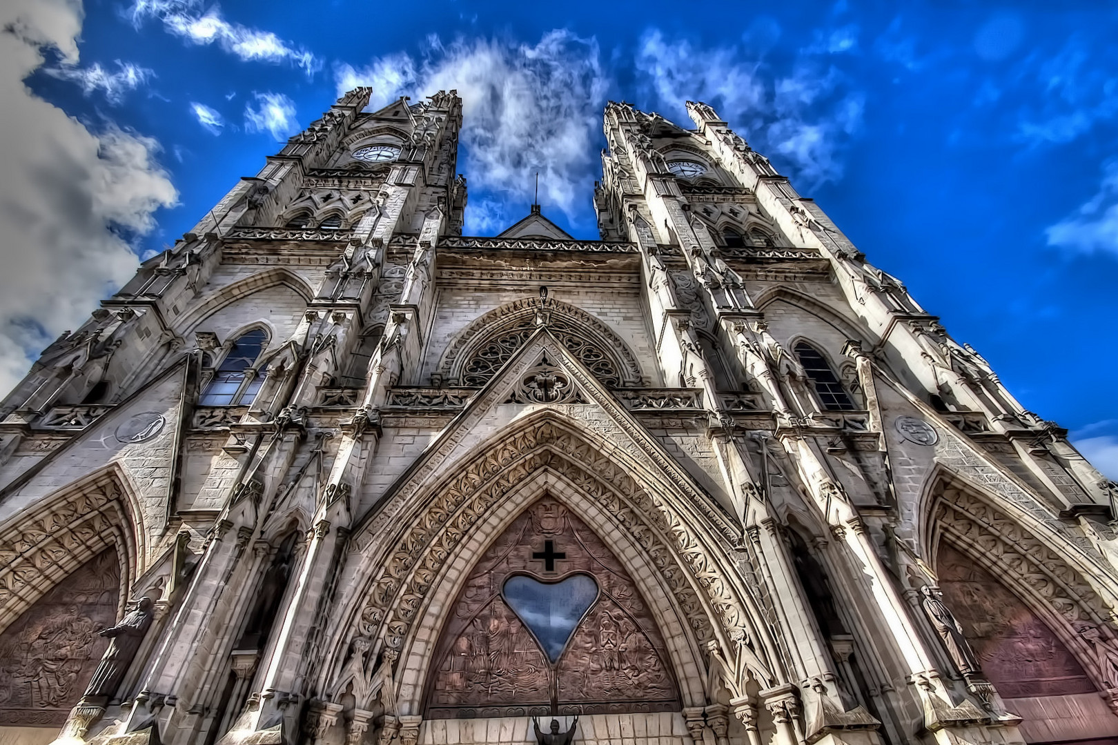 Die Kathedrale in Ecuador