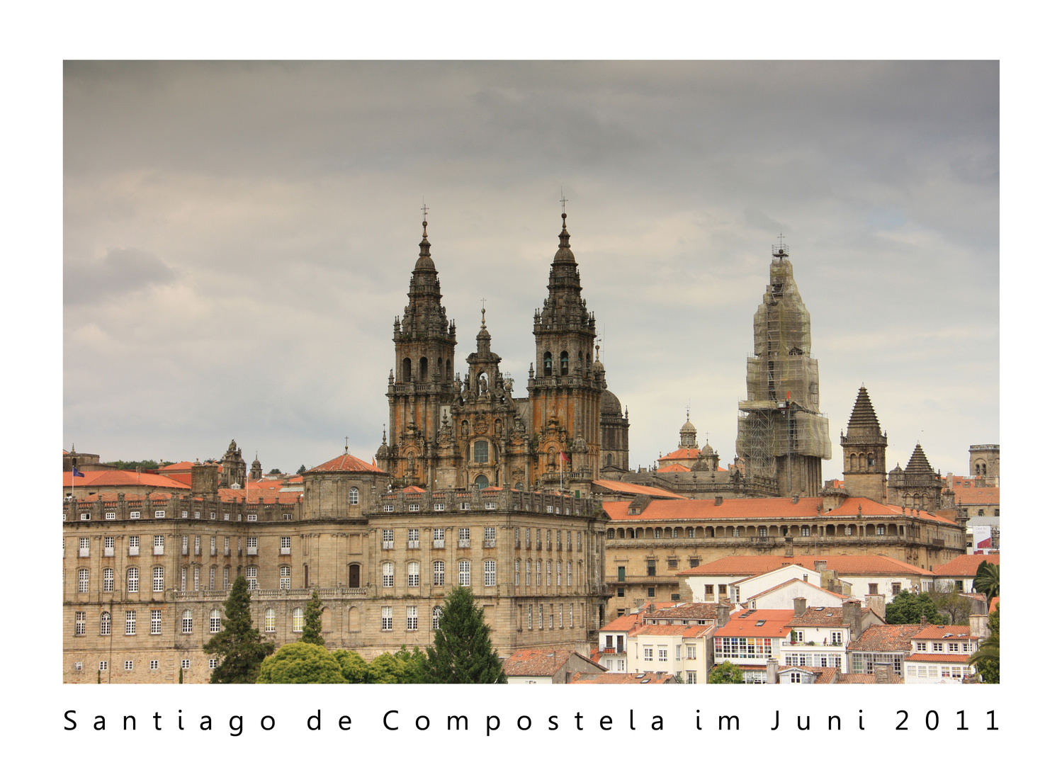 Die Kathedrale in Santiago