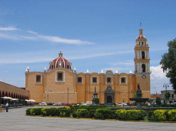Die Kathedrale von Colula / Mexico
