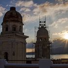 die Kathedrale von Santiago de Cuba abends