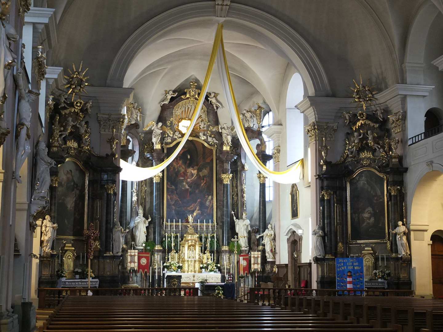 die katholische Kirche St. Alexander in Rastatt