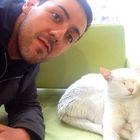 Die Katze und ich. :)